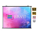 Bavit 4:3 Map Type Projection Screen - Matt White Fabric 4K/Full HD & 3D Ready