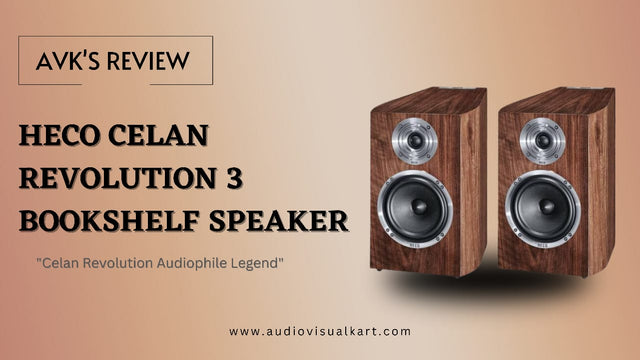 AVKβS Review: Heco Celan Revolution 3 - High-end Compact Bookshelf Speaker with an Audiophile Setup and Distinctive Visual Appearance