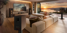 Klipsch Reference Premiere III speaker system in a large living room — official Klipsch press image