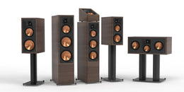 Klipsch Reference Signature Series full range of six loudspeakers, official Klipsch press image