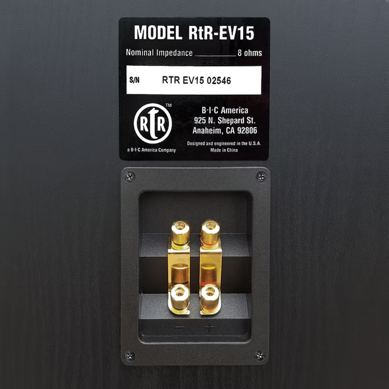 BIC RTR Eviction Series EV15 15″ 3-Way Floor Speaker