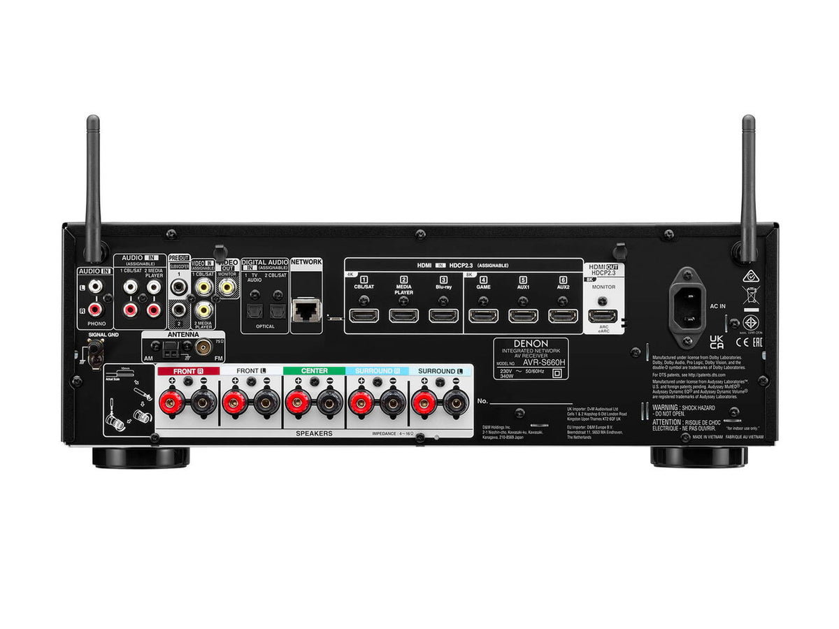 Denon AVR-S660H AV Receiver