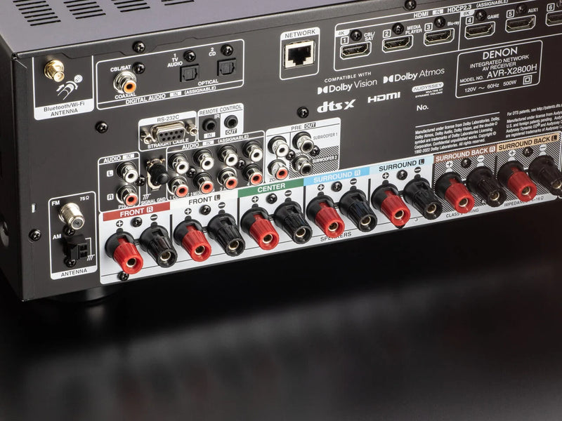 Denon AVR-X2800H 7.2 channel 8K AV Receiver