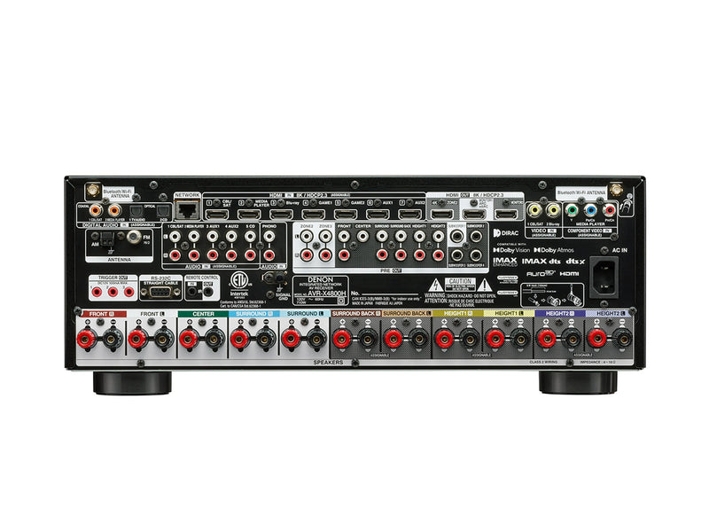 Denon AVR-X4800H 9.4 Channel AV Receiver