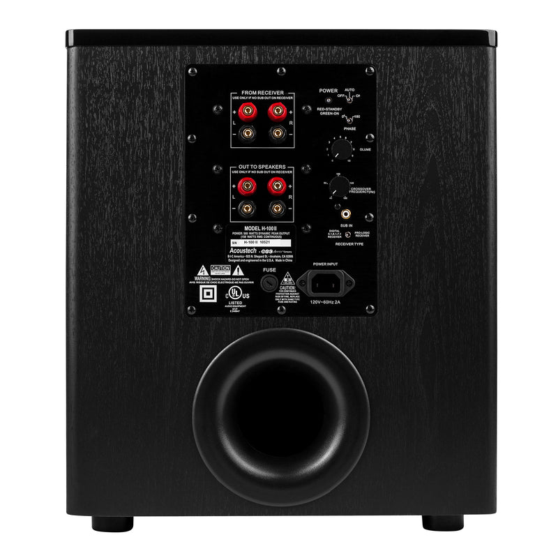 BIC Acoustech H-100II High-Performance Powered Subwoofer