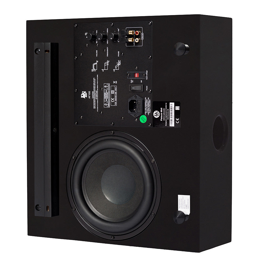 DLS Flatsub Midi Subwoofer (Black/White)
