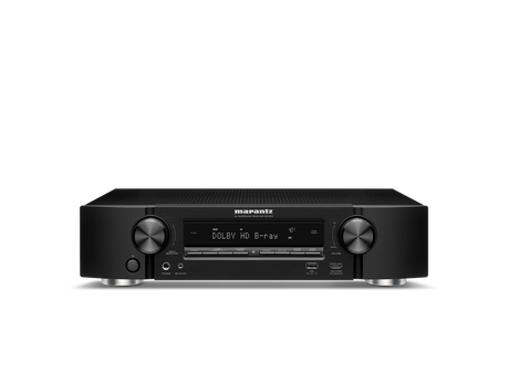 Marantz NR 1510 5.2 Ch. 4K UHD AV Receiver - 50 Watts Per Ch. | 6+1 HDMI In / 1 Out | HEOS | Voice Control