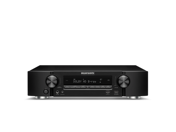 Marantz NR 1510 5.2 Ch. 4K UHD AV Receiver - 50 Watts Per Ch. | 6+1 HDMI In / 1 Out | HEOS | Voice Control