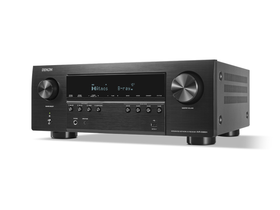 Denon AVR-S980H 7.2 Ch. 90W 8K AV Receiver