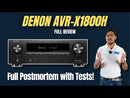 Denon AVR-X1800H - 8K UHD 7.2 Ch. Dolby Atmos AV Receiver