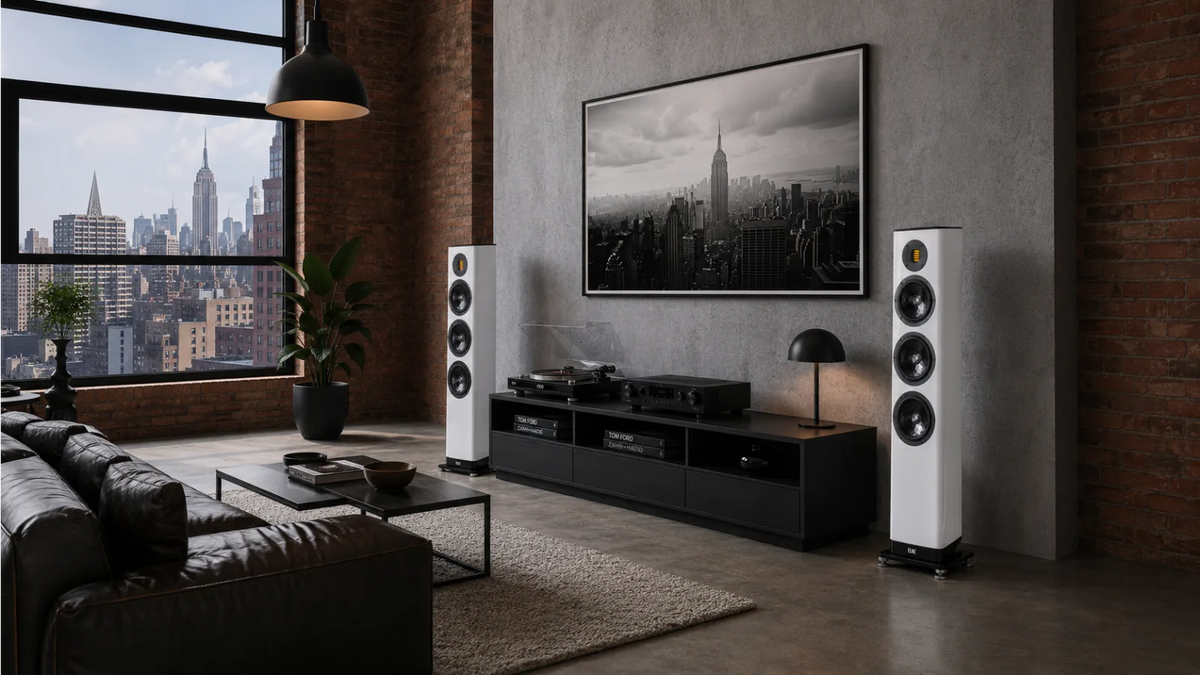 ELAC VFS 409.2 Black/White High Gloss Floorstanding Speaker