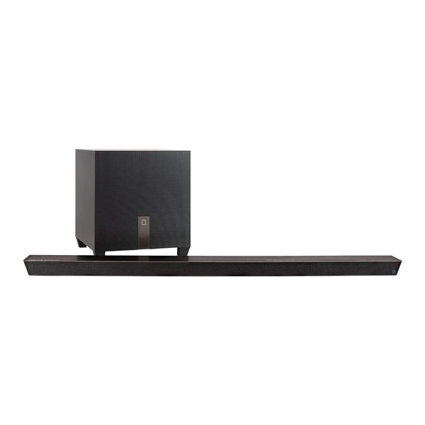 Definitive Technology Studio Slim 3.1-channel system includes slim sound bar and wireless subwoofer