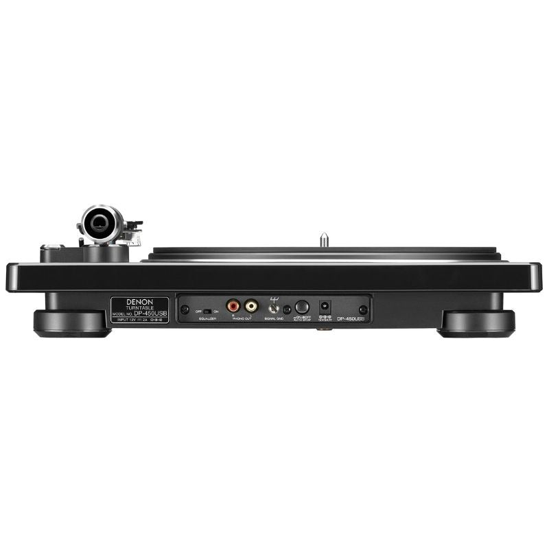 Denon DP-450USB Belt Driven Turntable With Pre Installed MM Cartridge, Built In Phono Equalizer &amp; USB Output For Recording