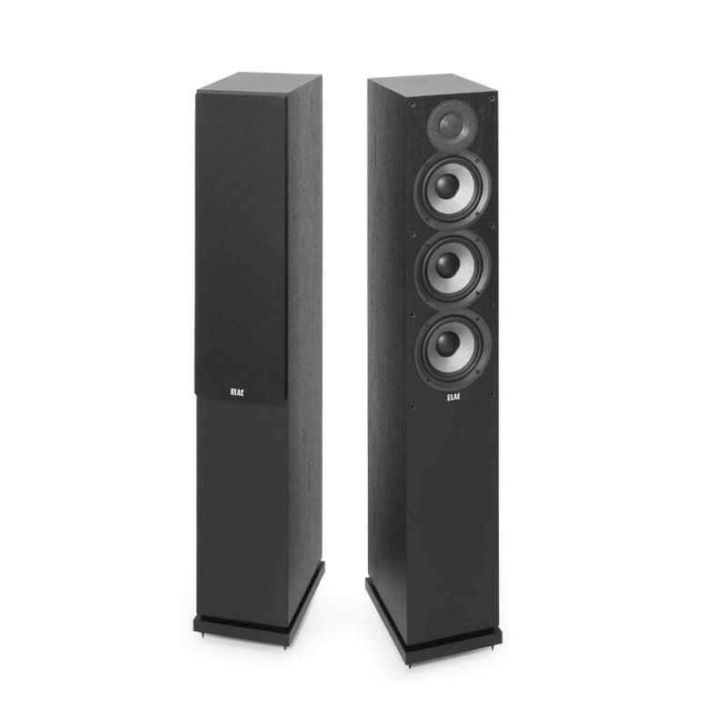 Elac Debut Series 2.0  F5.2 Floorstanding Speakers (2x5.25" 3 Way w/Bass Reflex) (Pair)