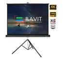 Bavit 4:3 Tripod Projection Screen - Matt White Fabric 4K/Full HD & 3D Ready