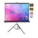 Bavit 16:9 Tripod Projection Screen - Matt White Fabric 4K/Full HD & 3D Ready