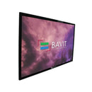 Bavit 16:9 Fixed Frame Projection Screen - Woven Acoustic Fabric 4K/Full HD & 3D Ready