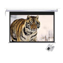 Bavit 16:9 Tab-Tension Motorized Projection Screen - Matt White Fabric 4K/Full HD & 3D Ready