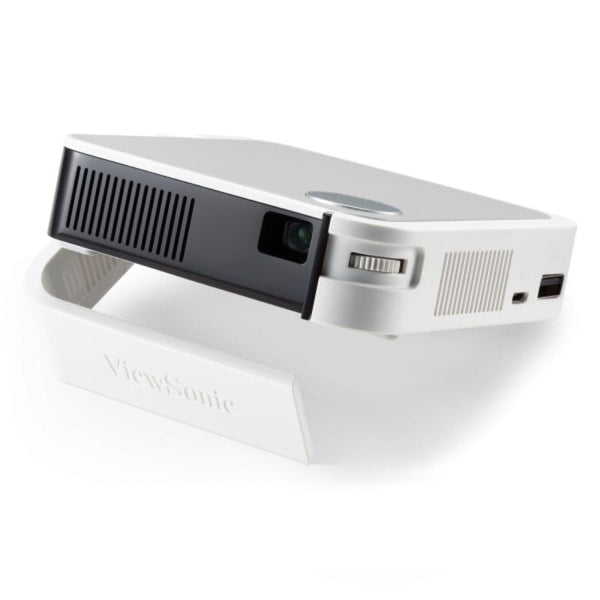 ViewSonic M1 Mini Pocket Projector - 120 Lumens | 500:1 Contrast Ratio | 2.5 Hrs Battery Backup |  Plug and Play  | JBL Speakers