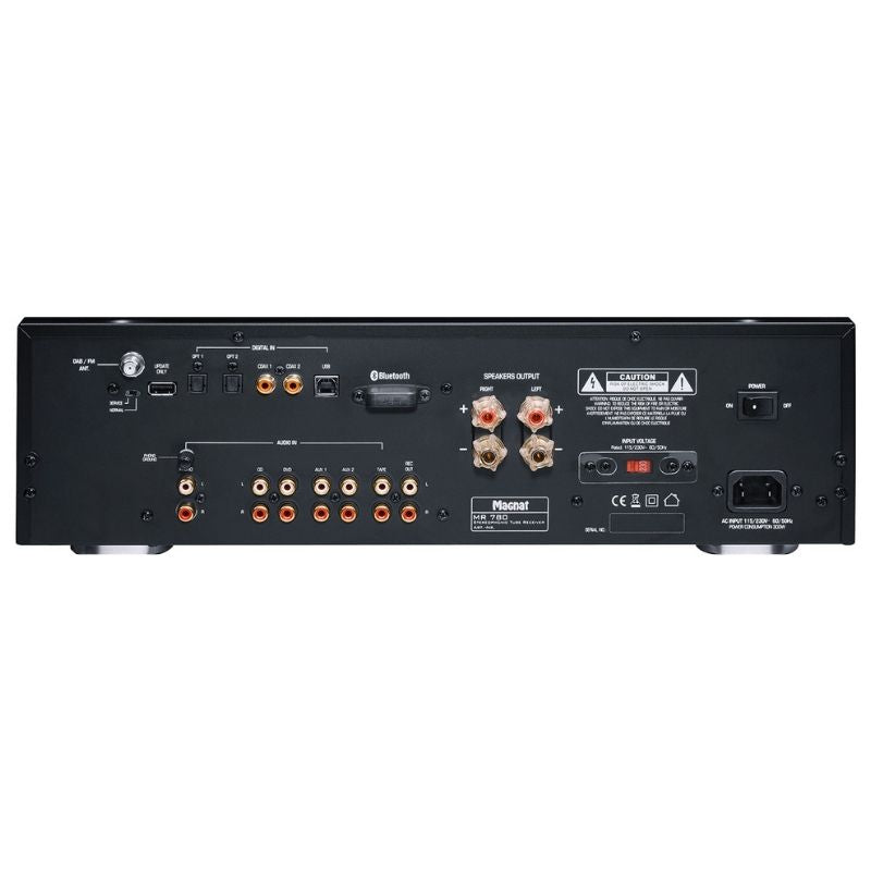 Magnat MR 780 Stereo Receiver 2 x 100 W With Bluetooth, DAB+, USB & Tube Preamp