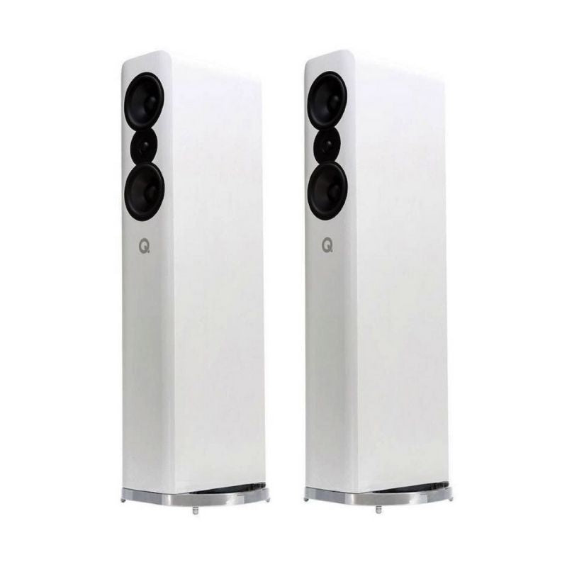 Q Acoustics Concept 500 Floorstanding Speakers Pair (Black Gloss & White Gloss)