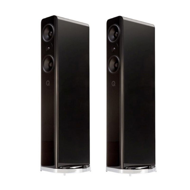 Q Acoustics Concept 500 Floorstanding Speakers Pair (Black Gloss & White Gloss)